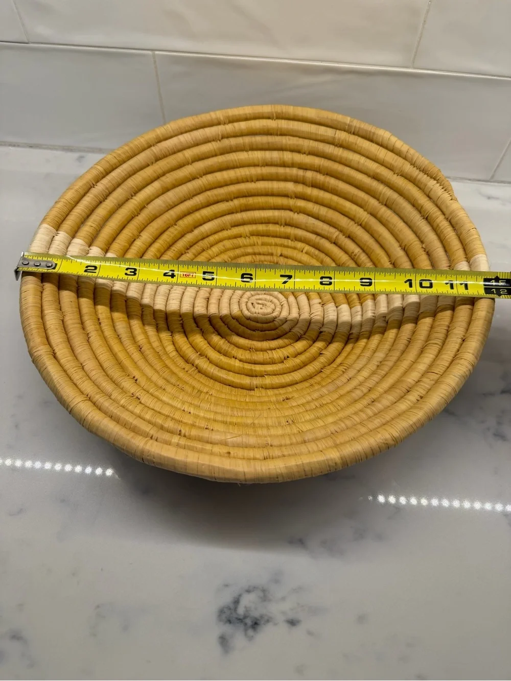 Handwoven Natural and Cream Decorative Woven Bowls - Home Accents